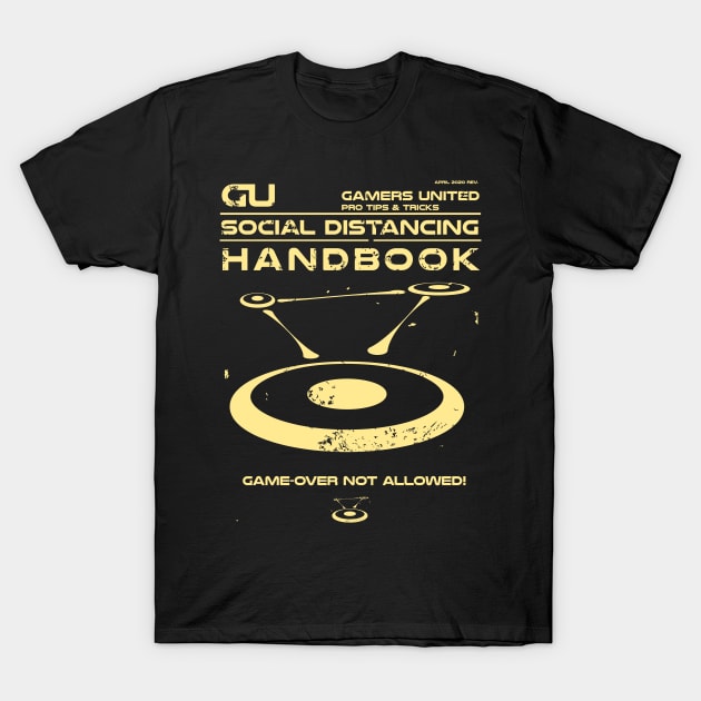 SOCIAL DISTANCING HANDBOOK T-Shirt by KARMADESIGNER T-SHIRT SHOP